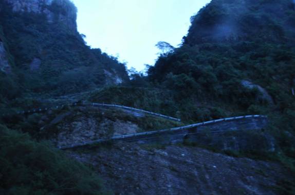 Trecho final e asfaltado da subida da Serra do Corvo Branco, região de Urubici - SC